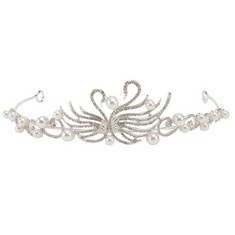 QUANTITY OF ASSORTED ITEMS TO INCLUDE MINKISSY SWAN CROWN SWAN TIARA SWAN LAKE HEADPIECE WEDDING TIARAS PARTY WEDDING TIARA CROWNS JEWELRY HAIR ACCESSORIES FOR WEDDING BIRTHDAY RRP £238: LOCATION - R