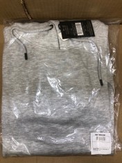 10X MENS GREY HOODIE SIZE MEDIUM RRP £117: LOCATION - RACK B