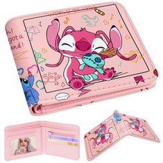 QUANTITY OF ASSORTED ITEMS TO INCLUDE KOECYA WALLET FOR BOYS WALLETS FOR GIRLS KIDS TEENS LEATHER WALLET CUTE KAWAII CARTOON AESTHETIC CHARACTER DESIGN FUN PURSE CREDIT ID CARD SLIM THIN BI-FOLD SMAL