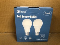 QUANTITY OF ASSORTED ITEMS TO INCLUDE LED SENSOR LIGHT BULBS RRP £347: LOCATION - RACK B