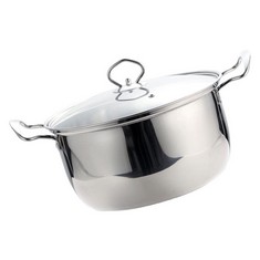 QUANTITY OF ASSORTED ITEMS TO INCLUDE YARDWE STAINLESS STEEL SOUP POT STAINLESS STEEL STOCK POT KITCHEN SUPPLIES KITCHEN COOKWARE COOKING POT GLASS STAINLESS STEEL MULTIFUNCTIONAL POT SILVER STAINLES