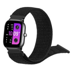 44 X NYLON LOOP STRAPS COMPATIBLE WITH SAMSUNG GALAXY WATCH 3 41MM/GALAXY WATCH 42MM/GALAXY WATCH ACTIVE 2 40MM 44MM/GEAR SPORT, SOLO LOOP NYLON WATCH STRAPS FOR SAMSUNG GALAXY WATCH 3 41MM  BLACK,