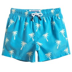 QUANTITY OF KIDS CLOTHES TO INCLUDE MAAMGIC LITTLE BOYS' BEACH TRUNK TODDLER SWIM SHORTS ANIMAL PATTERNED BOARD SHORTS LIGHTWEIGHT BEACH SHORTS ADJUSTABLE WAIST GREAT FOR ALL AGES,COCONUT TREE-BLUE,5