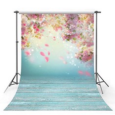 QUANTITY OF ASSORTED ITEMS TO INCLUDE MEHOFOTO 5X7FT PHOTO STUDIO BACKGROUND ROMANTIC PINK FLOWER PETAL WEDDING DECORATION BACKDROPS FOR PHOTOGRAPHY RRP £304: LOCATION - RACK D