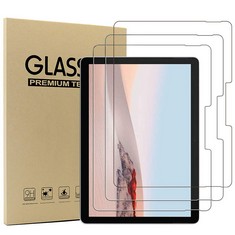 QUANTITY OF ASSORTED ITEMS TO INCLUDE ASH-CASE , 3 PACK,  COMPATIBLE WITH MICROSOFT SURFACE GO 2 TABLET, 10.5''INCHES - TEMPERED GLASS SCREEN PROTECTOR - , 3D ROUND EDGE, , 9H HARDNESS,  , CRYSTAL CL