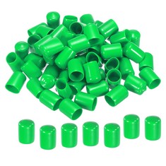 QUANTITY OF ASSORTED ITEMS TO INCLUDE SOURCING MAP 50PCS 15MM RUBBER END CAPS COVER PVC VINYL SCREW THREAD PROTECTOR ROUND WIRE SHELF CAPS FOR SCREW BOLT PIPE FENCE POST, GREEN: LOCATION - RACK D