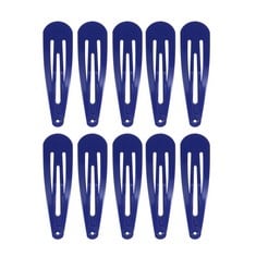 25 X FRCOLOR 2 INCH SNAP HAIR CLIPS BARRETTES 50PCS ROYAL BLUE SNAP HAIR BARRETTES SIMPLE HAIR PINS BARRETTE FOR GIRLS WOMEN - TOTAL RRP £131: LOCATION - RACK D