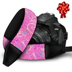 12 X ART TRIBUTE CAMERA STRAP ROYAL SILVER & BLACK WOVEN FOR ALL DSLR CAMERA. EMBROIDERED ELEGANT UNIVERSAL NECK & SHOULDER STRAP, UNIQUE PATTERN, BEST STOCKING STUFFER FOR MEN & WOMEN PHOTOGRAPHERS