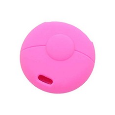 QUANTITY OF BROVACS SILICONE COVER PROTECTOR CASE HOLDER SKIN JACKET COMPATIBLE WITH BENZ SMART 1 BUTTON REMOTE KEY FOB CV9953 PINK - TOTAL RRP £364: LOCATION - RACK D