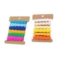 QUANTITY OF ASSORTED ITEMS TO INCLUDE PRETYZOOM 2PCS RICK RACK TRIM RIBBONS DIY CRAFTS APPAREL ACCESSORIES DECORATION 8MM RRP £416: LOCATION - RACK E