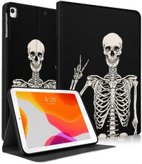 QUANTITY OF ASSORTED ITEMS TO INCLUDE PEGMODE FOR IPAD 5TH/6TH GENERATION, FOR IPAD AIR 2ND/1ST GEN, FOR IPAD PRO 9.7 CASE WOMEN CUTE SKULL FOLIO COVER FUNNY SKELETONBOYS GOTHIC WITH PENCIL HOLDER FO