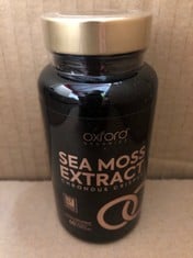 25 X SEA MOSS EXTRACT FOOD SUPPLEMENTS BEST BEFORE 07/2025 RRP £125: LOCATION - RACK A