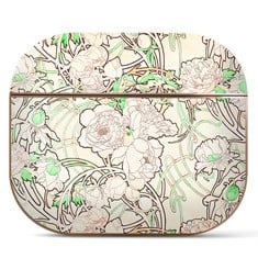 21 X BERKIN ARTS COMPATIBLE WITH AIRPODS PRO 1ST GENERATION CASE ROSE GOLD HARD COVER WITH KEYCHAIN ARTS YELLOW ELEGANT FLORAL  TREE OF LIFE BY GUSTAV KLIMT,  - TOTAL RRP £195: LOCATION - RACK E