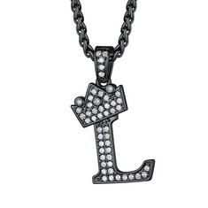 QUANTITY OF ASSORTED ITEMS TO INCLUDE RICHSTEEL GOLD CHAIN MEN JEWELLERY PERSONALISED INITIAL BLING NAME PENDANT CHAIN L NECKLACE RRP £250: LOCATION - RACK F