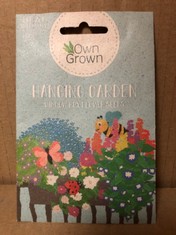 QUANTITY OF HANGING GARDEN WINDOW BOX FLOWER SEEDS RRP £176: LOCATION - RACK G