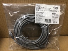 QUANTITY OF ASSORTED ITEMS TO INCLUDE 10M NETWORK PATCH CABLE : LOCATION - RACK G