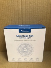 QUANTITY OF ASSORTED ITEMS TO INCLUDE MINI DESK FAN RRP £535: LOCATION - RACK G