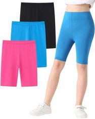 QUANTITY OF KIDS CLOTHES TO INCLUDE ADOREL GIRLS CYCLING SHORTS SUMMER LEGGINGS SPORTS GYM DANCE PACK OF 3 FANTASY CHILDHOOD 8-9 YEARS  MANUFACTURER SIZE 140, : LOCATION - RACK G