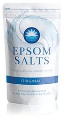 22 X ELYSIUM SPA NATURAL ORIGINAL EPSOM SALTS, WHITE, 450 G - TOTAL RRP £85: LOCATION - RACK A