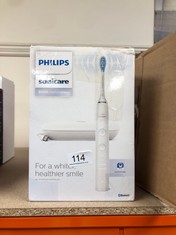 PHILIPS SONICARE DIAMONDCLEAN SERIES 9000 ELECTRIC TOOTHBRUSH - SONIC BRUSH, CLEANER TEETH AND GUMS, 1 X C3 PREMIUM PLAQUE CONTROL BRUSH HEAD (MODEL HX9911/63), WHITE.: LOCATION - A RACK