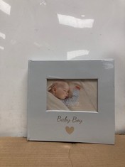 QUANTITY OF BABY ITEMS TO INCLUDE BABY BOY PHOTO ALBUM: LOCATION - A RACK