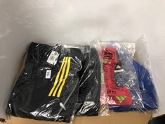 QUANTITY OF CLOTHING TO INCLUDE ADIDAS HU1299 TIRO 23 C TR SHO SHORTS MEN'S BLACK/TEAM LIGHT GREY/IMPACT YELLOW L: LOCATION - A RACK