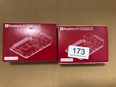 2 X RASPBERRY PI 4 MODEL B (4GB).: LOCATION - SIDE RACK