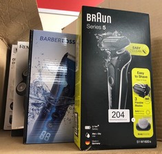 QUANTITY OF ITEMS TO INCLUDE BRAUN SERIES 5 51-W1600S ELECTRIC SHAVER FOR MEN, ELECTRIC RAZOR FOR MEN WITH EASYCLICK BODY GROOMER ATTACHMENT, EASYCLEAN, WET & DRY, RECHARGEABLE, CORDLESS FOIL RAZOR,