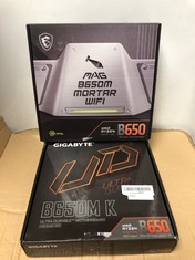 MSI MAG B650M MORTAR WIFI GAMING MOTHERBOARD & GIGABYTE B650M K (SOCKET AM5/B 650/DDR5/SATA 6GB/S/MICRO ATX): LOCATION - SIDE RACK