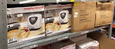 QUANTITY OF ITEMS TO INCLUDE MORPHY RICHARDS FASTBAKE BREADMAKER, 12 PROGRAMMES, 1.5LB, 2LB LOAF SIZES, 13 HOUR DELAY TIMER, KEEP WARM, 48281: LOCATION - B RACK