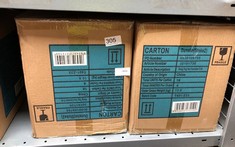 2 X BOXES OF 16 TEA, COFFEE & SUGAR CONTAINERS: LOCATION - C RACK