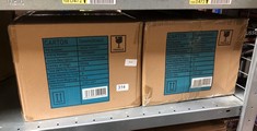 2 X BOXES OF 18 CERAMIC TEA, COFFEE & SUGAR CONTAINERS: LOCATION - C RACK