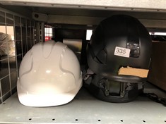 QUANTITY OF SAFETY HELMETS TO INCLUDE JSP WHITE HARD HAT: LOCATION - C RACK