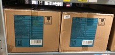 2 X BOXES OF 18 CERAMIC TEA, SUGAR & COFFEE CONTAINERS: LOCATION - D RACK