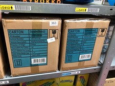 2 X BOXES OF 16 TEA, SUGAR & COFFEE CONTAINERS: LOCATION - D RACK