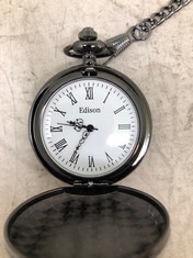 MENS EDISON POCKET WATCH: LOCATION - A RACK