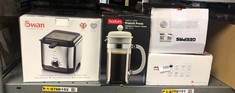 QUANTITY OF ITEMS TO INCLUDE BODUM CAFFETTIERA COFFEE MAKER, BLACK, 8 CUP: LOCATION - G RACK