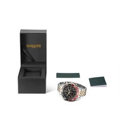 GAMAGES OF LONDON LIMITED EDITION HAND ASSEMBLED SPEEDSTER AUTOMATIC TWO TONE WATCH - SKU: GA00983: LOCATION - A RACK