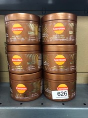 6 X CARROTEN GOLD SHIMMER INTENSIVE TANNING GEL: LOCATION - H RACK