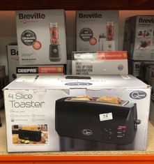 QUANTITY OF ITEMS TO INCLUDE BREVILLE BLEND ACTIVE PERSONAL BLENDER & SMOOTHIE MAKER | 350W | 1 PORTABLE BLEND ACTIVE BOTTLE (600ML) | LEAK PROOF LID | BLACK & GOLD [VBL251]: LOCATION - A RACK