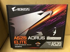 GIGABYTE A520 AORUS ELITE MOTHERBOARD - SUPPORTS AMD RYZEN 5000 SERIES AM4 CPUS, 5+3 PHASES PURE DIGITAL VRM, UP TO 4733 MHZ DDR4 (OC), PCIE 3.0 X4 M.2, GBE LAN, USB 3.2 GEN2.: LOCATION - B