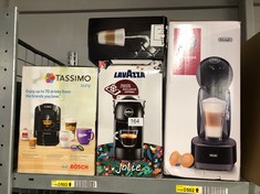 QUANTITY OF ITEMS TO INCLUDE TASSIMO BY BOSCH SUNY 'SPECIAL EDITION' TAS3102GB COFFEE MACHINE,1300 WATT, 0.8 LITRE - BLACK: LOCATION - B