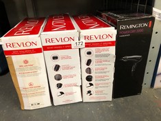 QUANTITY OF ITEMS TO INCLUDE REVLON ONE-STEP HAIR DRYER AND VOLUMIZER FOR MID TO LONG HAIR (ONE-STEP, 2-IN-1 STYLING TOOL, IONIC AND CERAMIC TECHNOLOGY, UNIQUE OVAL DESIGN) RVDR5222: LOCATION - B