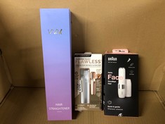 QUANTITY OF HEALTH & BEAUTY ITEMS TO INCLUDE FINISHING TOUCH FLAWLESS NEXT GENERATION FACIAL HAIR REMOVER, RECHARGEABLE, 2 X REPLACEMENT HEADS INCLUDED, BLUSH: LOCATION - B