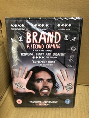 QUANTITY OF RUSSELL BRAND : BRAND A SECOND COMING DVD ID MAY BE REQUIRED: LOCATION - B