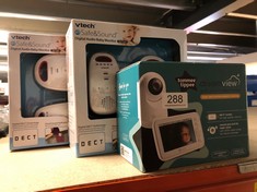 QUANTITY OF BABY & TODDLER ITEMS TO INCLUDE TOMMEE TIPPEE DREAMVIEW AUDIO AND HD VIDEO BABY MONITOR WITH NIGHT VISION CAMERA AND SOOTHING SOUNDS, USB RECHARGEABLE, PORTABLE 5 INCH DISPLAY PARENT UNIT