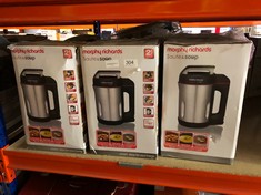 QUANTITY OF KITCHEN & APPLIANCES ITEMS TO INCLUDE MORPHY RICHARDS 1.6L SAUTÉ & SOUP MAKER, 4 SETTINGS, PAUSE FUNCTION, LED CONTROL PANEL, NON-STICK COATED JUG, DETACHABLE POWER CORD, STAINLESS STEEL,