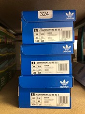 QUANTITY OF CLOTHING & APPAREL ITEMS TO INCLUDE ADIDAS BOY'S UNISEX KIDS CONTINENTAL 80 I SLIPPERS, WHITE (FTW BLA/ESCARL/MARUNI 000), 5.5 UK CHILD: LOCATION - B