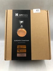 HIFIMAN SUNDARA CLOSED-BACK OVER-EAR PLANAR MAGNETIC WIRED HI-FI HEADPHONES WITH STEALTH MAGNET DESIGN, DETACHABLE CABLE, WOOD EAR CUPS FOR HOME, STUDIO, RECORDING.: LOCATION - A