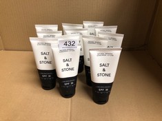 12 X SALT & STONE SPF 30 NATURAL MINERAL SUNSCREEN LOTION | MADE WITH NON-NANO ZINC OXIDE | BROAD SPECTRUM SUN PROTECTION | WATER RESISTANT & REEF SAFE | CRUELTY-FREE & VEGAN (3 FL OZ).: LOCATION - C